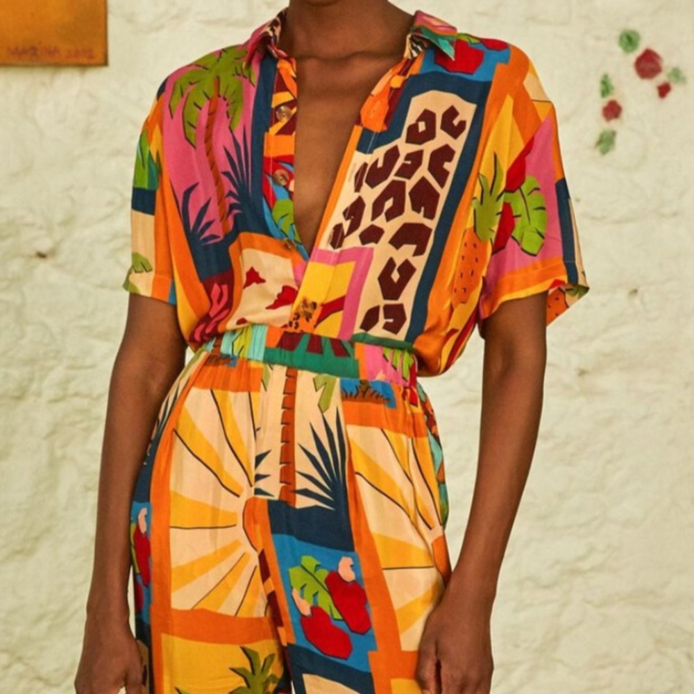 Farm Rio button down shirt - Picture 12 of 14